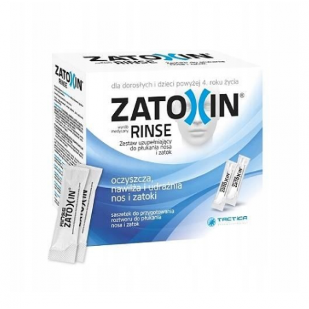 Zatoxin Rinse Zestaw do płukania nosa i zatok uzupełniający - -