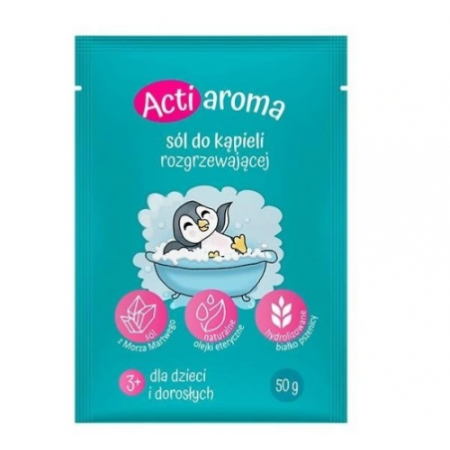 Actiaroma Sól do kąpieli rozgrzewającej o leśnym zapachu 3+ - -