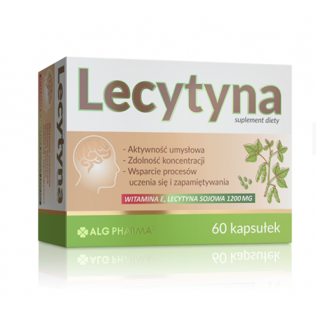 Lecytyna kapsułki miękkie - 60 kaps.