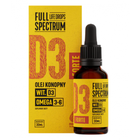 Full Spectrum Witamina D3 Forte krople - 30 ml (but.z kropl.)