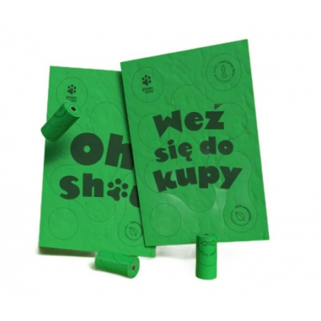 Green Paw Poop Bag 1 rolka