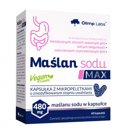 Olimp Maślan Sodu Max kapsułki - 60 kaps.