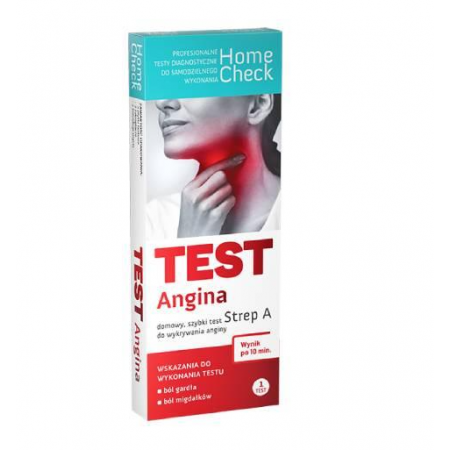 Angina Strep A Test do wykrywania paciorkowców z grupy A szybki