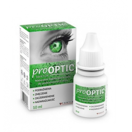 Prooptic Świetlik Krople do oczu łagodzące - - 10 ml (+