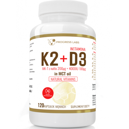 Witamina K2 MK-7 100ug z NATTO FORTE tabletki - 120 tabl.