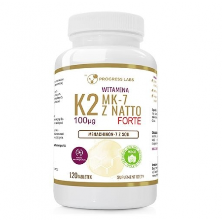 Witamina K2 MK-7 100ug z NATTO FORTE tabletki - 120 tabl.
