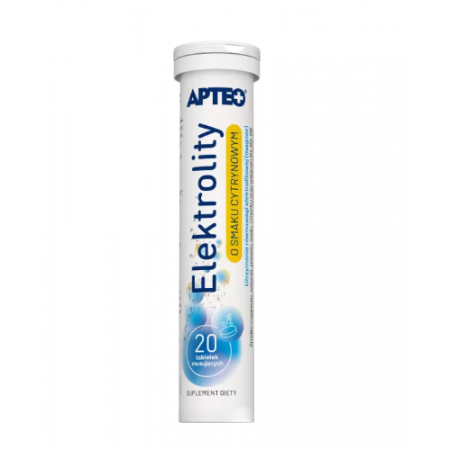 Elektrolity Apteo tabletki musujące - 20 szt.
