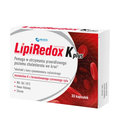Lipiredox K Plus kapsułki - 30 kaps.