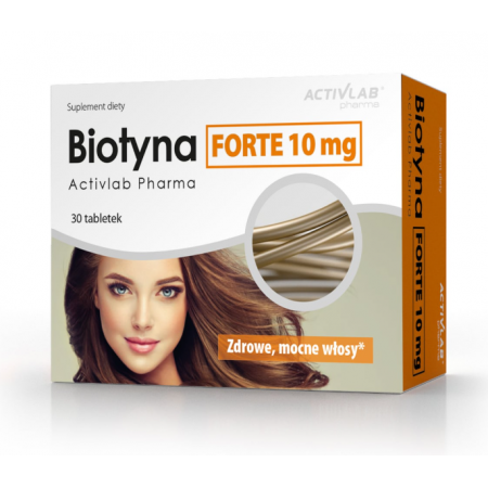 Biotyna Forte 10mg Activlab Pharma 30 tabletek Biotyna Forte biotyna10mg Activlab Pharma 30 tabletek_2