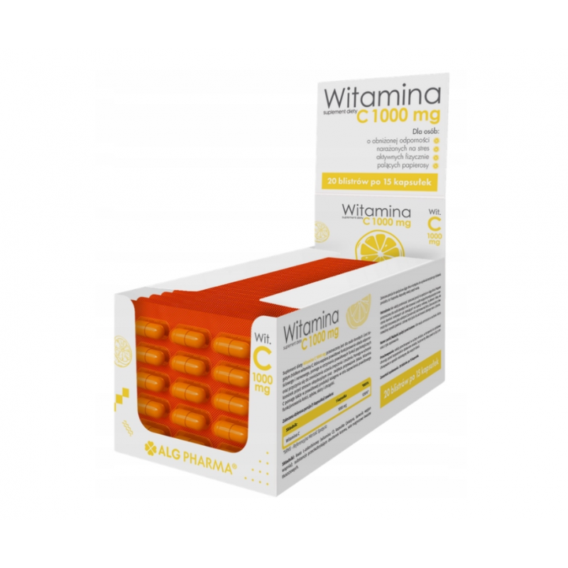 Witamina C 1000 mg kapsułki - 15 kaps. (blist.) Witamina C 1000 mg kapsułki - 15 kaps. (blist.)