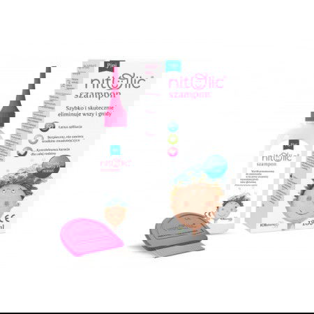 Pipi Nitolic Szampon do eliminacji wszy i gnid - 180 ml_2