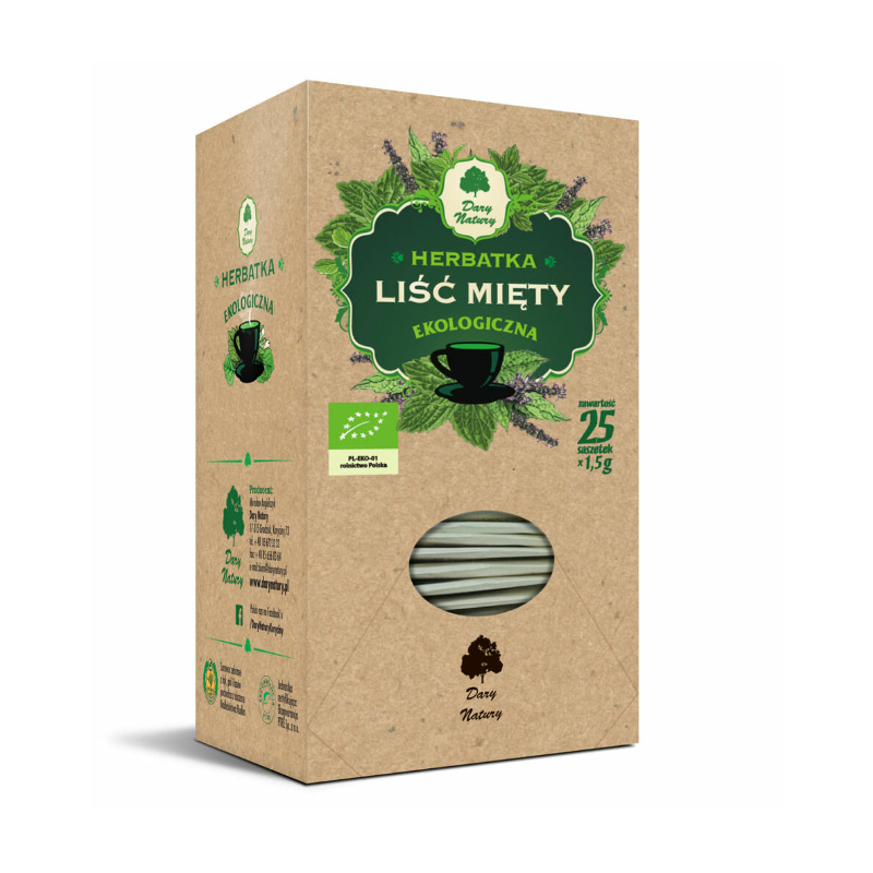 Dary Natury Mięta ekologiczna 37,5 g Dary Natury Mięta ekologiczna 37,5 g