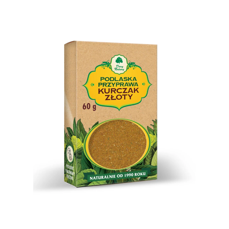 Dary Natury przyprawa kurczak złoty 60 g Dary Natury przyprawa kurczak złoty 60 g