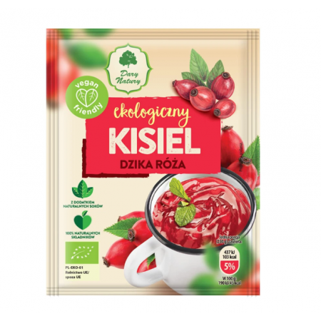 Dary Natury Kisiel dzika róża 30 g Dary Natury Kisiel dzika róża 30 g_2