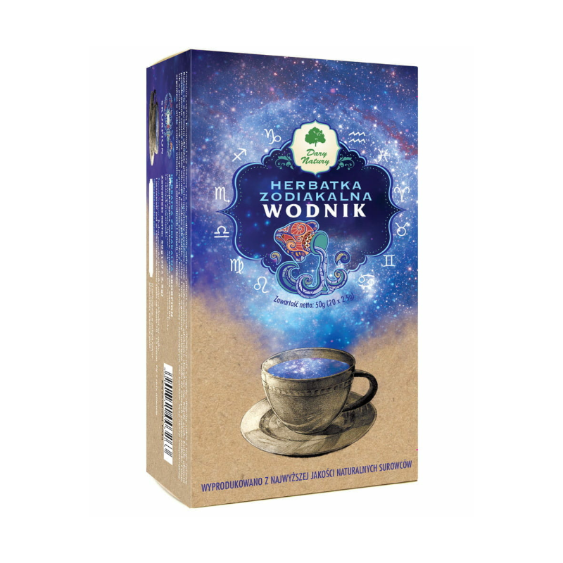 Dary Natury Herbatka Zodiakalna Wodnik 50 g Dary Natury Herbatka Zodiakalna Wodnik 50 g