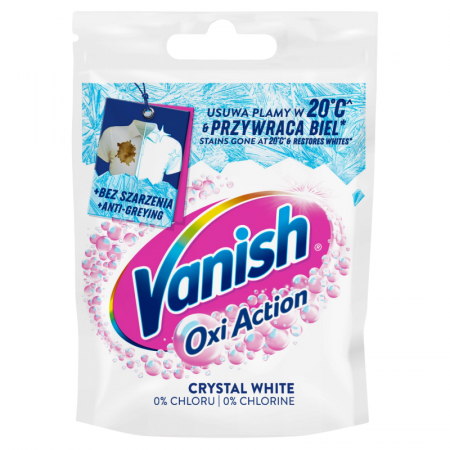 Vanish Oxi Action Odplamiacz do Białych Tkanin w Proszku 30G_2