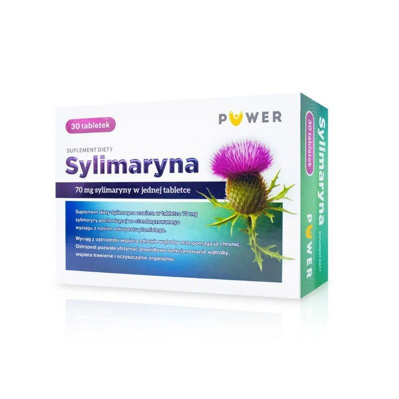Sylimaryna Puwer 70mg, 30 tabl. Sylimaryna Puwer 70mg, 30 tabl.