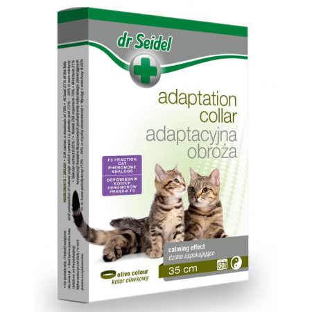 Dr Seidel obroża adaptacyjna uspokajająca dla kota 35 cm Dr Seidel obroża adaptacyjna uspokajająca dla kota 35 cm_2