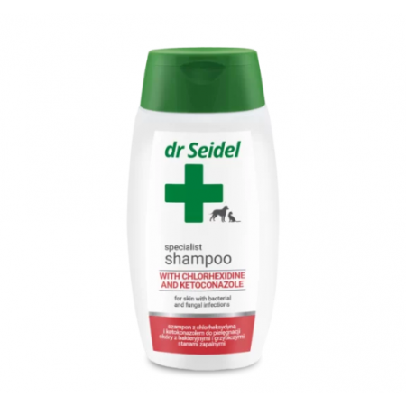 Dr Seidel szampon z chlorheksydyną i ketokonazolem 220ml Dr Seidel szampon z chlorheksydyną i ketokonazolem 220ml_2