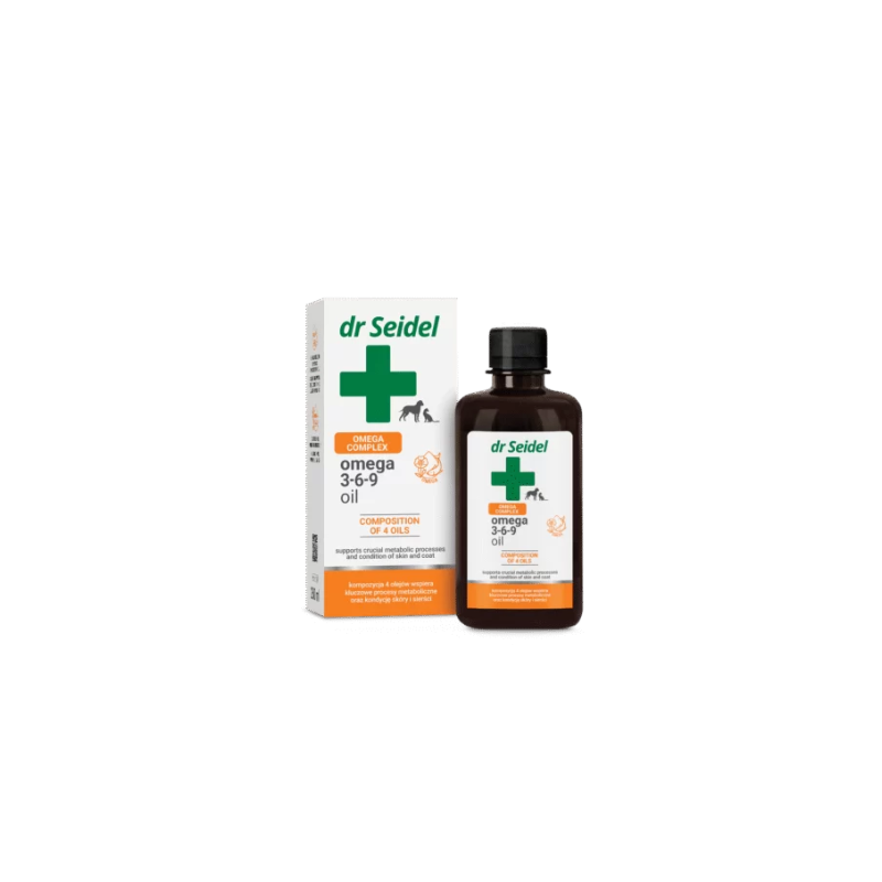 Dr Seidel omega 3-6-9 oil 250ml odporność skóra sierść Dr Seidel omega 3-6-9 oil 250ml odporność skóra sierść