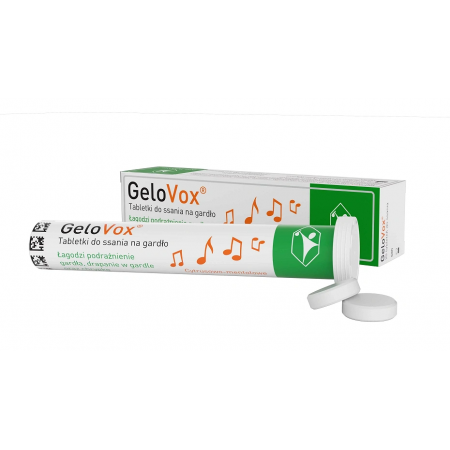 Gelovox, smak cytrynowo-mentolowy, 20 tabletek do ssania_2