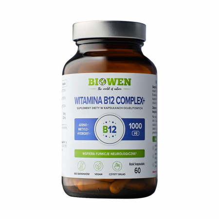 Witamina B12 Complex + Biowen 60 kapsułek Witamina B12 Complex + Biowen 60 kapsułek_2