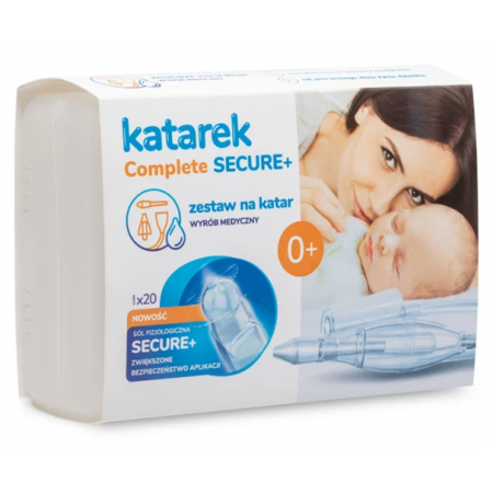 Katarek Aspirator kataru Complete Secure+ z solą fizjologiczną 1 zestaw_2