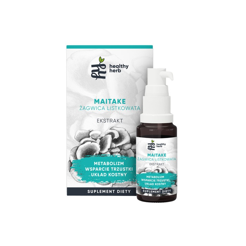 Healthy Herb Maitake Żagwica Listkowata, krople, 30 ml