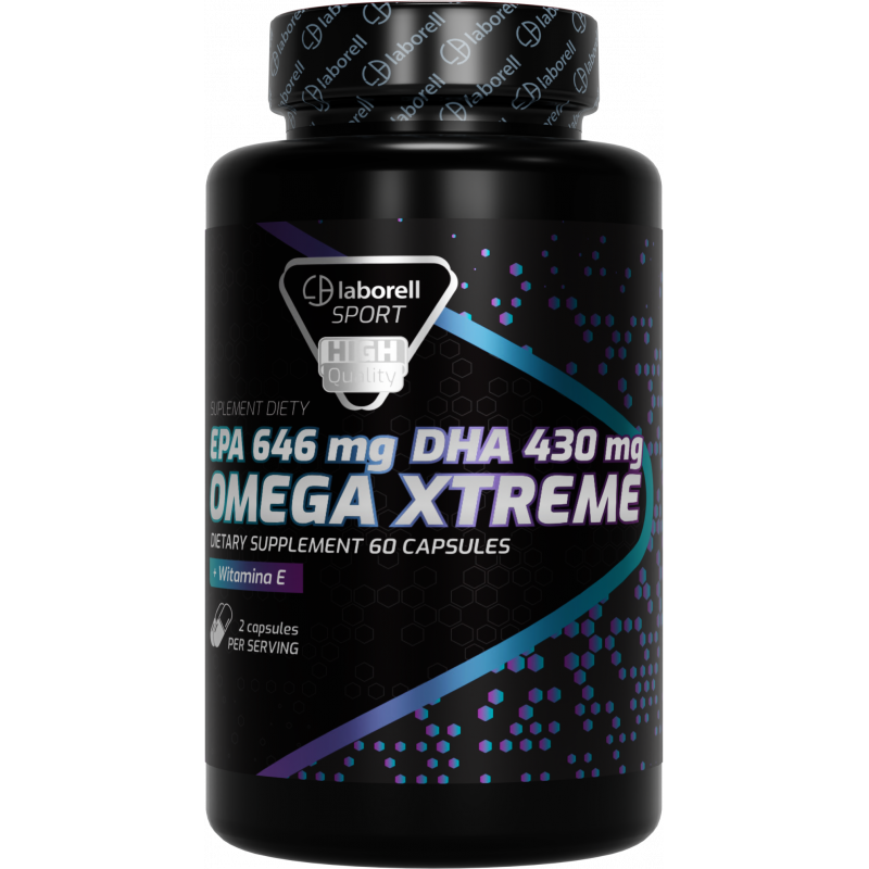 Laborell Omega 3 Xtreme (EPA 649 mg DHA 430 mg) 60 kapsułek Laborell Omega 3 Xtreme (EPA 649 mg DHA 430 mg) 60 kapsułek
