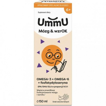 Ummu Mózg & WzrOK 6+ płyn, 150 ml Ummu Mózg & WzrOK 6+ płyn, 150 ml_2