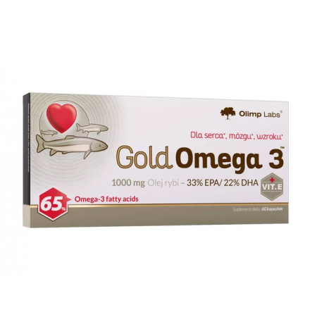Olimp Gold Omega-3 1000 mg, 60 kapsułek Olimp Gold Omega-3 1000 mg, 60 kapsułek_2
