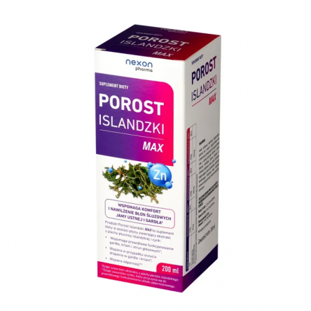 Porost Islandzki Max syrop - 200 ml Porost Islandzki Max syrop - 200 ml_2