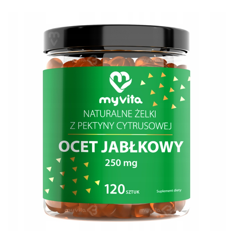 MyVita Ocet Jabłkowy żelki - 120 szt. MyVita Ocet Jabłkowy żelki - 120 szt.