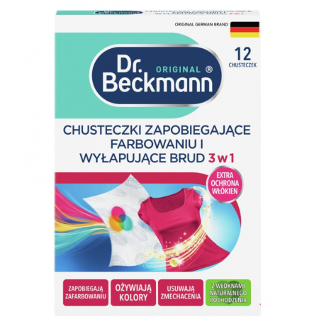 Dr. Beckmann - chusteczki wyłapujace kolor 12 szt