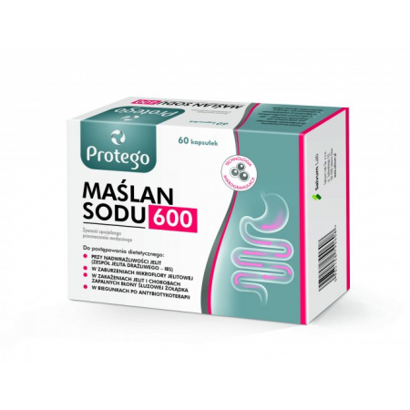 Protego maślan sodu 600 60 kaps