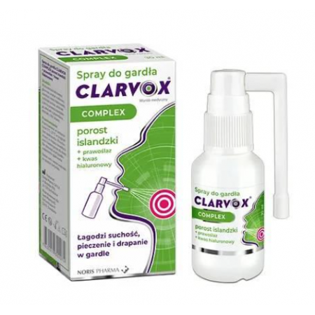 Clarvox Complex spray do gardła - 30 ml