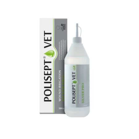 Polisept VET Wound irrigation SILVER PRO 500ml