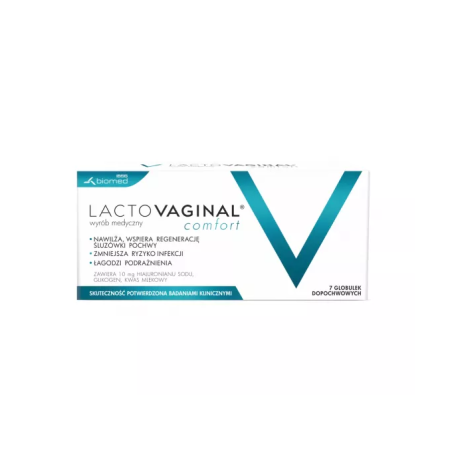 Lactovaginal Comfort globulki dopochwowe - 7 glob.