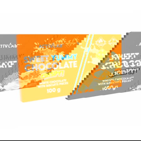 Activlab sweet yummy czekolada crispy z kawałkami herbatników
