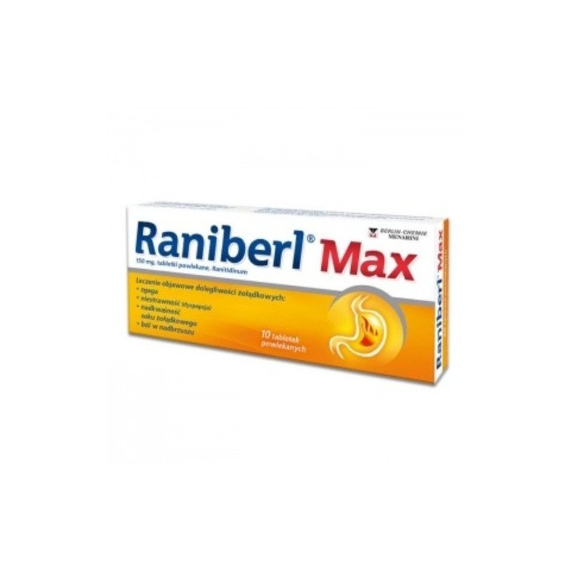 Raniberl Max 0,15g 10 tabletek