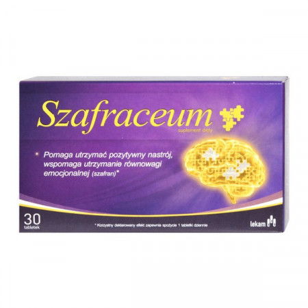 Szafraceum 30 tabletek powlekanych