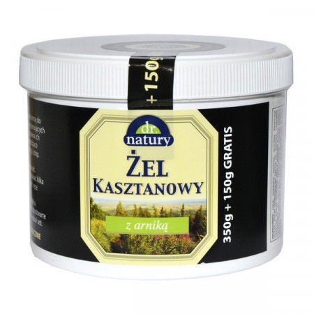 ŻEL KASZTANOWY Z ARNIKĄ Dr.Natura 350 g + 150 g