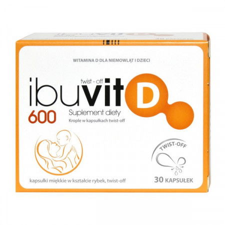 Ibuvit D 600 30 kapsułek twist-off