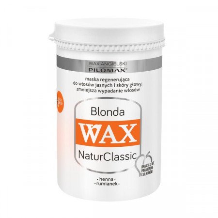 WAX Blonda, maska do włosów zniszczonych i jasnych, 480 ml