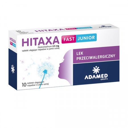 Hitaxa Fast junior, 10 tabletek ulegających rozpadowi w jamie