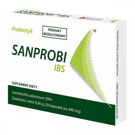 Sanprobi IBS probiotyk, 20 kapsułek