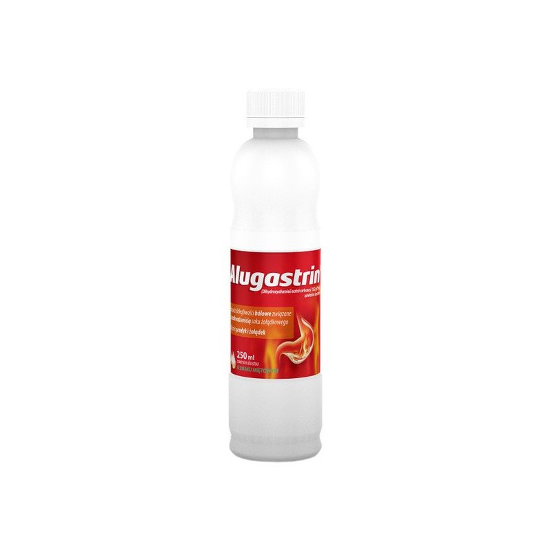 Alugastrin, zawiesina doustna, 250 ml, zgaga