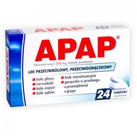 Apap Paracetamol 24 tabletki