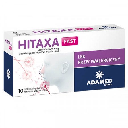 Hitaxa Fast, 5 mg, tabletki ulegające rozpadowi w jamie ustnej