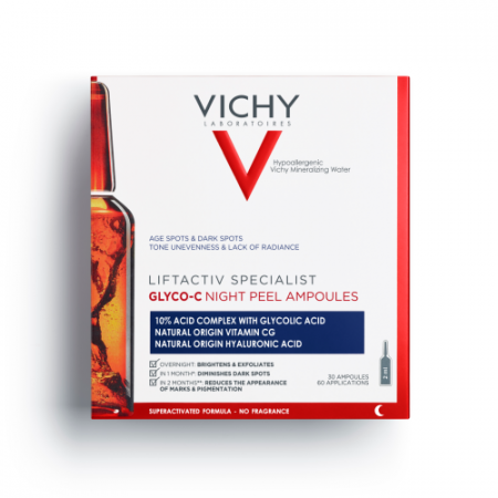 VICHY Liftactiv Glyco-C, skoncentrowana kuracja peelingująca na